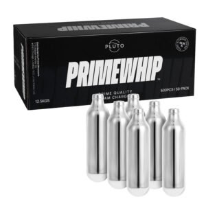 PRIMEWHIP Cream Charger Cartridges 8G Pluto 50 Pack