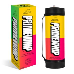 PrimeWhip Food-Grade Cream Charger – XXL 3000G Mexican Mango