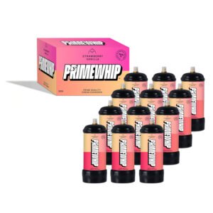 PrimeWhip Food-Grade Cream Charger 320G Strawberry Vanilla
