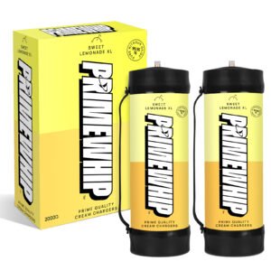 PrimeWhip Food-Grade Cream Charger – XL 2000G Sweet Lemonade