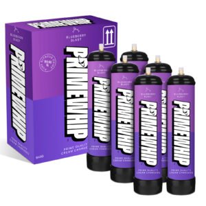 PrimeWhip Food-Grade Cream Charger 640G Blueberry Blast
